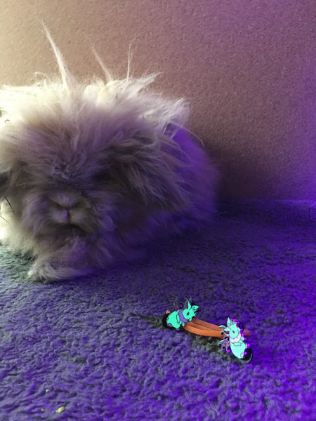 Bat Bunny 1" Soft Enamel Pin: Blind Bag